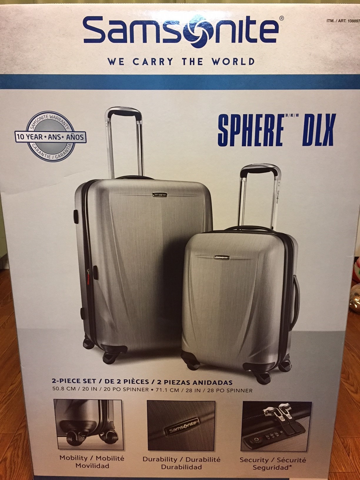 コストコでSamsonite（サムソナイト） スーツケース 2個セットを購入 ...