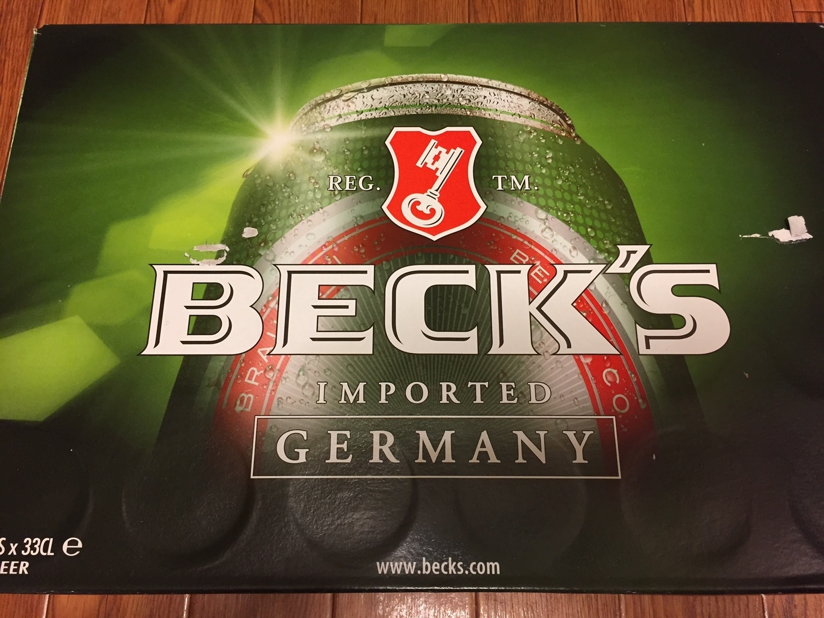 BECKS Beer ベックス ドイツビール 吊るし 照明 キッチン/食器